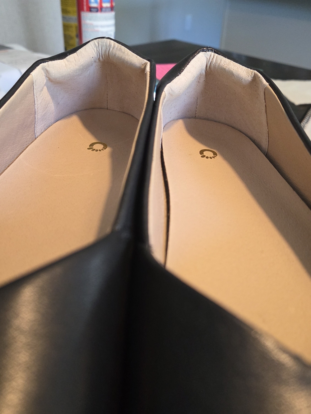 Black Wide Toe Box Flats Sz 10.5 New Without Tags Or Original Box. - Picture 2 of 6